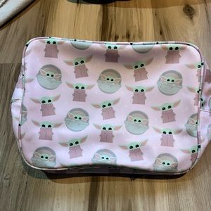 SC Pink Baby Yoda Cosmetic Pouch ! POUCH SALE!!! Limited!! PRICE FIRM!!!!
